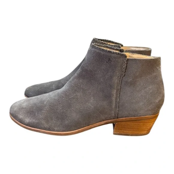 Jack Rogers Bailee Taupe Suede Ankle Booties Women’s Size 9 M - Picture 3 of 8